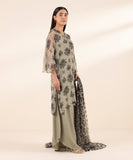 Sapphire Digital Printed Linen 3 Piece Suit with Dupatta & Trouser