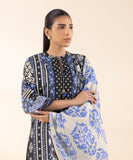 Sapphire Digital Printed Linen 3 Piece Suit with Dupatta & Trouser