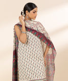 Sapphire Digital Printed Linen 3 Piece Suit with Dupatta & Trouser