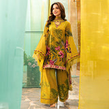 3 Pc Unstitched Printed Lawn Suit By Maria B
