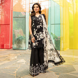 3 Pc Unstitched Printed Lawn Suit By Maria B