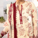 3 Pc Unstitched Printed Lawn Suit By Maria B