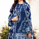 3 Pc Unstitched Printed Lawn Suit By Maria B