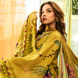 3 Pc Unstitched Printed Lawn Suit By Maria B