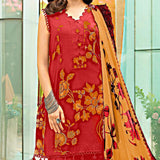 3 Pc Unstitched Printed Lawn Suit By Maria B