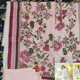 3 Pc Unstitched Printed Lawn Suit By Maria B