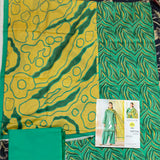 3 Pc Unstitched Printed Lawn Suit By Maria B