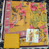 3 Pc Unstitched Printed Lawn Suit By Maria B