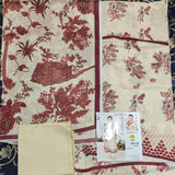 3 Pc Unstitched Printed Lawn Suit By Maria B