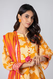 3 Piece Printed Lawn Suit With Dupatta By Alkaram