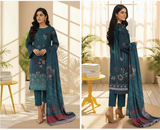 ✨ Bareezé 3PC Embroidered Winter Collection