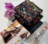 Maria B Lawn 2025 – New Arrival Luxury 3-Piece Unstitched Suit