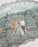 3 Pc Unstitched Embroidered cotton  Suit By Maria B WEDDING EDITION