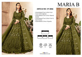 3 Pc Unstitched Embroidered cotton  Suit By Maria B WEDDING EDITION
