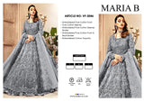3 Pc Unstitched Embroidered cotton  Suit By Maria B WEDDING EDITION