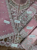 3 Pc Unstitched Embroidered Lawn Suit By RANG RASIYA