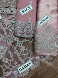 3 Pc Unstitched Embroidered Lawn Suit By RANG RASIYA