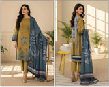 ✨ Bareezé 3PC Embroidered Winter Collection