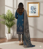 ✨ Nisha Designer 3-Piece Embroidered Collection