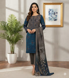 ✨ Nisha Designer 3-Piece Embroidered Collection