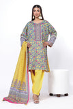 Khadi 3-Piece Lawn Printed Suit – Unstitched Summer Wear