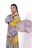 Khadi 3-Piece Lawn Printed Suit – Unstitched Summer Wear