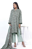 Khadi 3-Piece Lawn Printed Suit – Unstitched Summer Wear