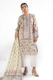 Khadi 3-Piece Lawn Printed Suit – Unstitched Summer Wear